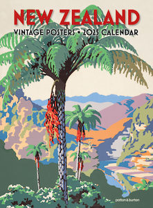 Staff Picks: 2025 New Zealand Vintage Posters Calendar