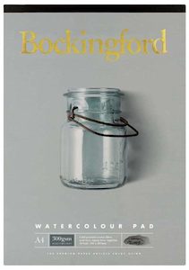 Watercolour: Bockingford A4 Watercolour Pad 300 GSM10-Leaf