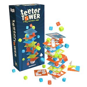 Teeter Tower: A Dicey Dexterity Game