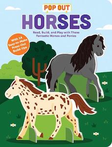 Activity Books For Adults: Pop-Out Horses (Board Book)