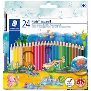 Art Other: Staedtler Noris Aquarell Set of 24 Coloured Pencils