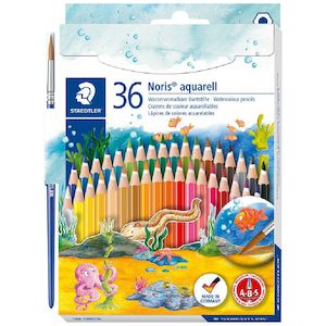 Art Other: Staedtler Noris Aquarell Set of 36 Coloured Pencils
