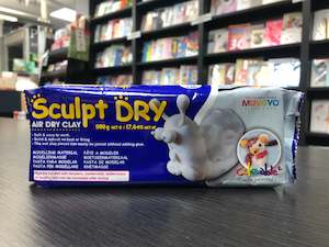 Mungyo Sculpt Dry Clay 500g White