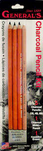 General's Charcoal Drawing Pencil Kit