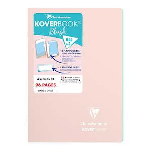 Koverbook Blush A5 Lined Powder Pink Notebook
