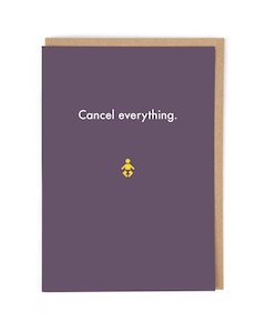 Card: Cancel Everything Baby Card