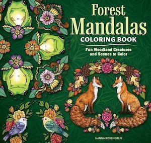 Craft: Forest Mandalas Coloring Book: Fun Woodland Creatures and Scenes to Color