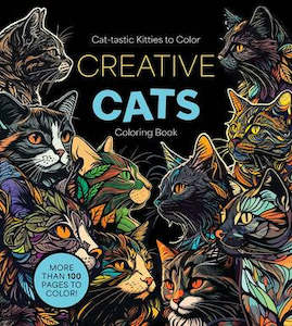 Activity Books For Adults: Creative Cats Coloring Book: Cat-tastic Kitties to Color