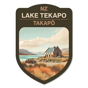 Sticker: Takapō, Lake Tekapo
