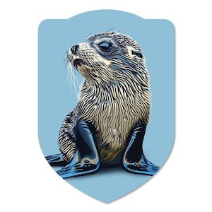 Sticker: New Zealand Fur Seal, Kekeno