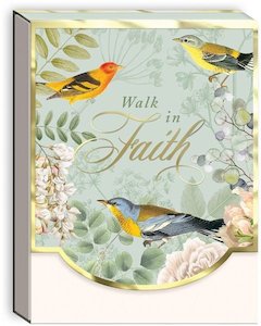 Notebooks Journals Notepads: Faith Birds - Pocket Notepad