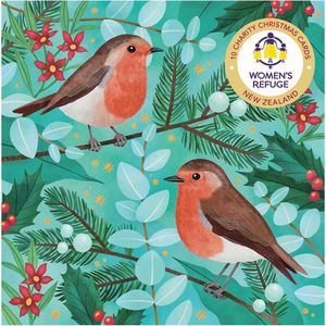 Women’s Refuge Charity Christmas Cards (Robins)