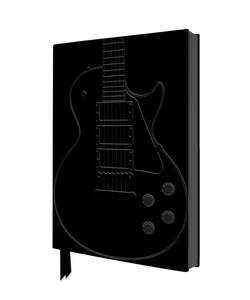 All: Black Gibson Guitar Artisan Art Lined Notebook in Vegan Leather