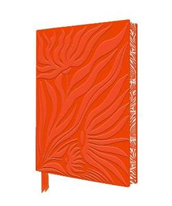 Stationery: Art Nouveau Cornerpiece Artisan Art Lined Notebook in Vegan Leather