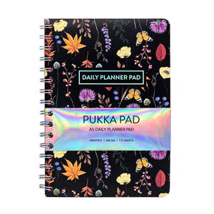 Pukka Bloom Daily Planner Pad A5 Black