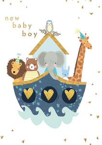 Greeting Cards: Card: New Baby Boy
