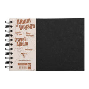 Travel Writing: Clairefontaine Age Bag Travel Album A5 Black