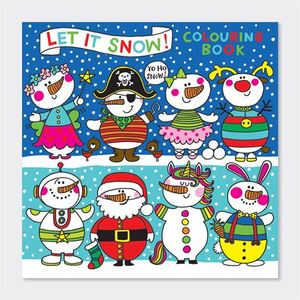 Activity Books For Adults: Rachel Ellen Let it Snow Colouring Book
