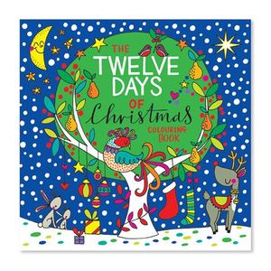 Activity Books For Adults: Rachel Ellen The Twelve Days of Christmas Colouring Book