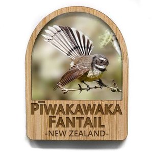 Stationery: Arch Magnet: Piwakawaka, Fantail
