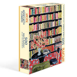 Werkshoppe “Books With Flowers” 500 Piece Puzzle