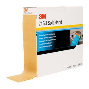 Paint Tools Equipment: 3M 216U Soft Hand Abrasive Roll 25m