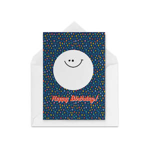 Bestselling Greeting Cards: Birthday Smile Blue