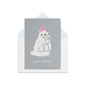 Bestselling Greeting Cards: Luna Cat Birthday Card