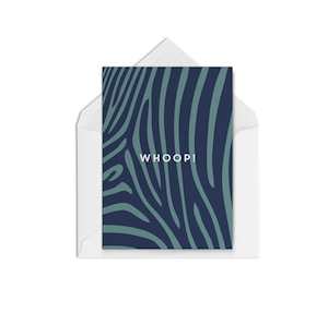 Congratulation Cards Blank Inside: Whoop! Moss