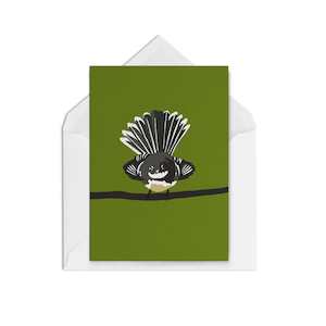 Everyday Cards Blank Inside: Pīwakawaka