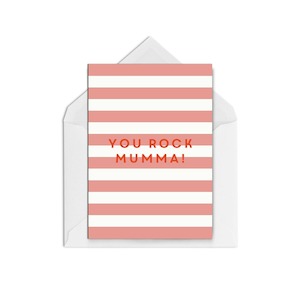 Mothers Day Greeting Cards: You Rock Mumma