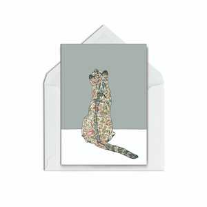 Everyday Cards Blank Inside: Looking Up Cat