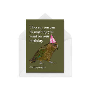 Bestselling Greeting Cards: Funny Kea Birthday