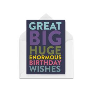 All Cards: BIG HAPPY BIRTHDAY