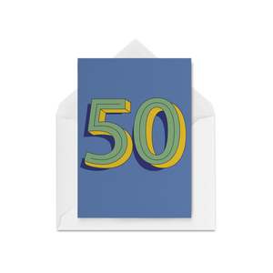 50th Birthday Bold