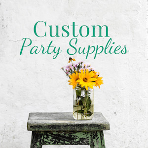 Products: Custom Reusable Party Supplies - The Party Godmother