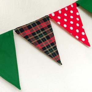 Products: Christmas Fabric Bunting - The Party Godmother