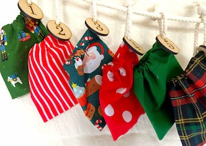 Products: Christmas Advent Bags - The Party Godmother
