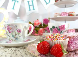 Vintage High Tea Party Hire - The Party Godmother