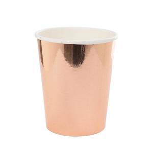 Cups: Rose Gold Cups 10pk