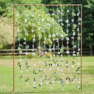 Bunny: Hanging Flower Curtain Party Backdrop 12pk