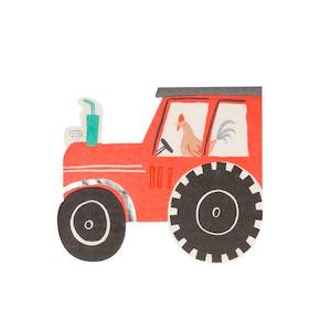 Meri Meri: On The Farm Tractor Napkins 16pk