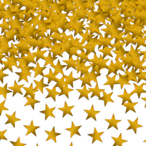 Confetti: Gold Star Confetti