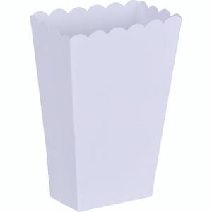 White Popcorn Favour Boxes 5pk