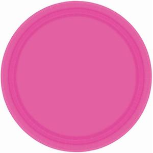 Flamingo: Bright Pink Large Plates 20pk