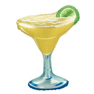 Tropical: Jumbo Margarita Glass Foil Balloon