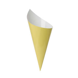 Pastel Yellow Snack Cones 10pk