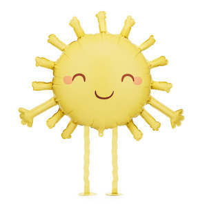 Happy Sun Walking Foil Balloon