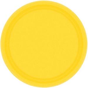 Yellow Large Plates 20pk