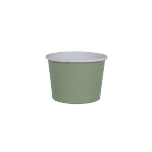 Ice Cream: Eucalyptus Paper Gelato Treat Cup 10pk